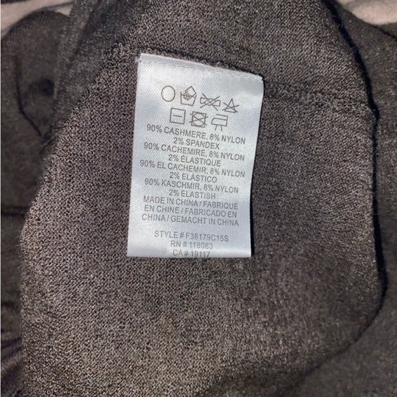 Minnie Rose Cashmere gorgeous stretchy luxury sleeveless dress - Picture 9 of 9